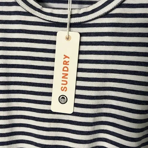 Sundry  WOMEN'S RIB STRIPE RACER TANK DRESS SIZE 1(XS)