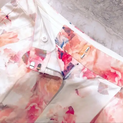 Rebecca Taylor High-Waist Pants Floral Ankle Size 8 NWT $295.00