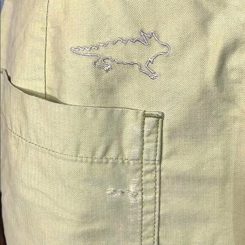 Horny Toad Womens Mom Shorts High Waist Outdoor Hiking Travel Green Size 4