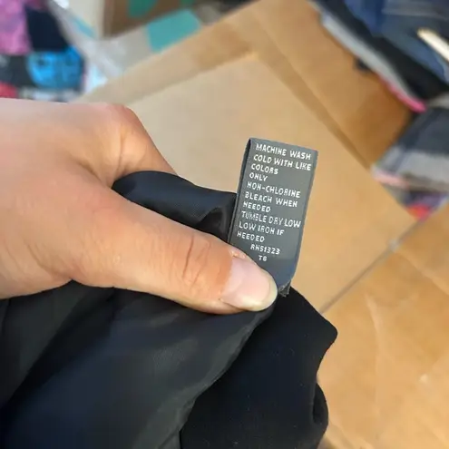 Josephine Chaus Black Single Button Ruffle Blazer