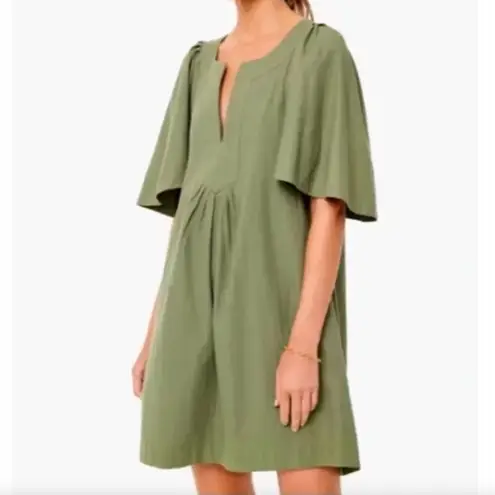 Tuckernuck Pomander Place Finley Flutter Sleeve Dres Green Size M