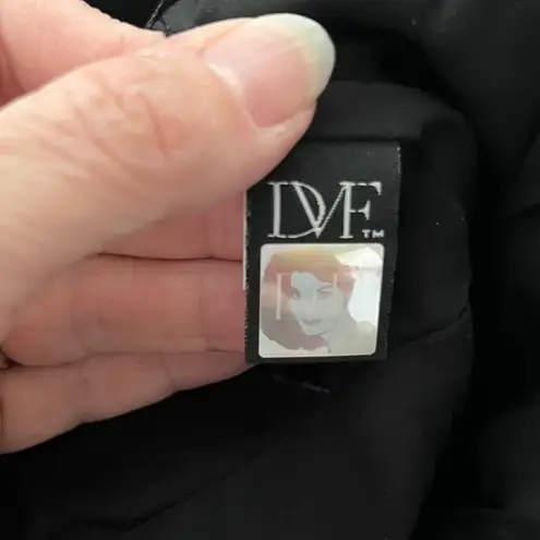 Diane von Furstenberg DVF Silk Wrap Dress Sz 6 Multicolor Abstract Whimsigoth Purple