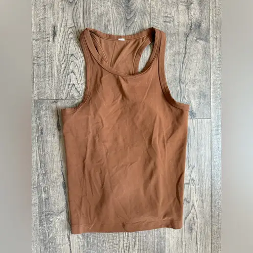 Lululemon  Align Waist-Length Racerback Tank Top- Roasted Brown