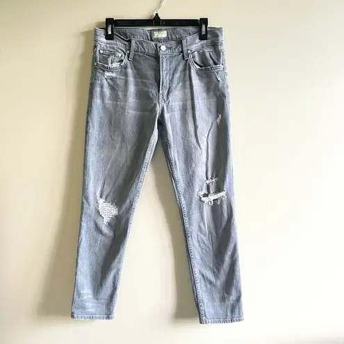 Mother Skinny Jeans The Dropout in Holy Smokes Womens Size 27 Gray Crop …