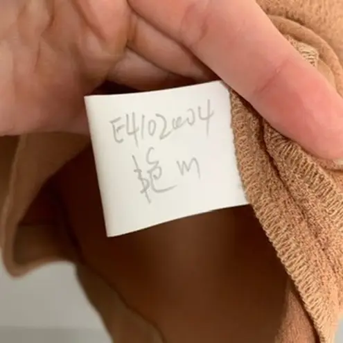 Elliatt Lecia Mini Longsleeve Dress Taupe Brown Womens New Size Small