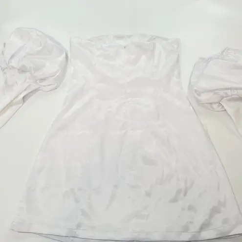 MORE TO COME Eva Strapless Dress in White Medium