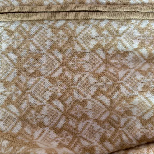 Fjallraven Snow Cardigan W in Dune Beige Yellow Size XS Wool Full Zip