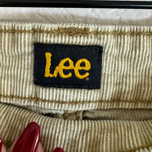 Lee Women’s Corduroy High Rise Flare Jeans size 25 25 x 34 Tan