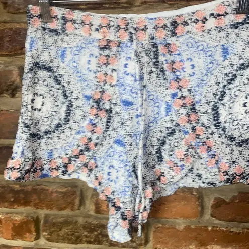 En Creme Rayon Printed Faux