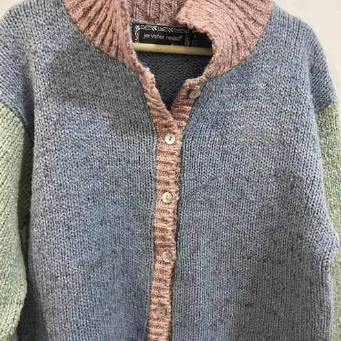 Vintage Jennifer Reed Multicolor Pastel Cardigan