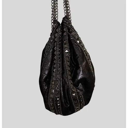 Imoshion USA Studded Chain Hobo Bag – Edgy Glam Rock Chic