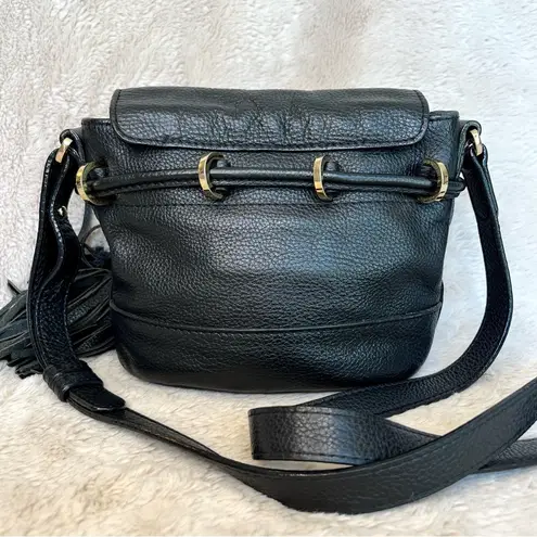 See By Chloe Vicki Black Leather Tassel Crossbody Bag