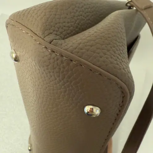 Taupe Faux Leather Purse NWOT Brown