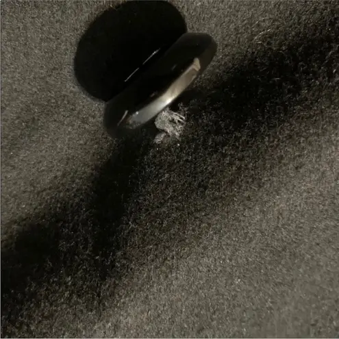 Fleurette Double Breasted Peacoat Black Size 14