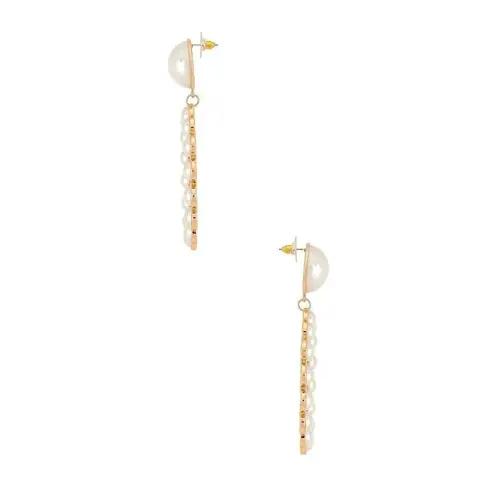 8 Other Reasons Gorg Hoops Gold Womens Size OS