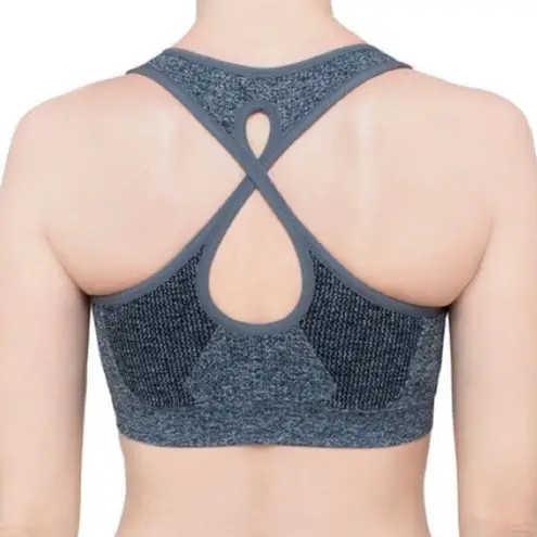 Danskin  Now Sports Bra Workout Size Small Gray