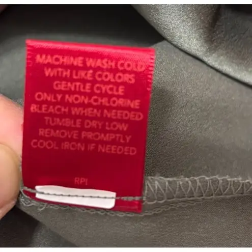 JLo Satin Halter Dress Womens S Olive Green Wrap Skirt Romantic Chic Wedding