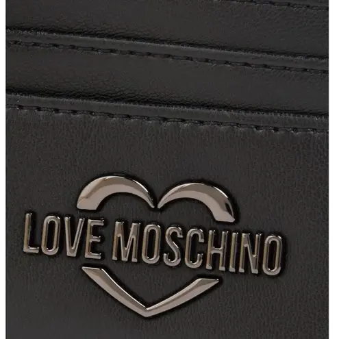 Love moschino Studded Quilted Black Cardholder