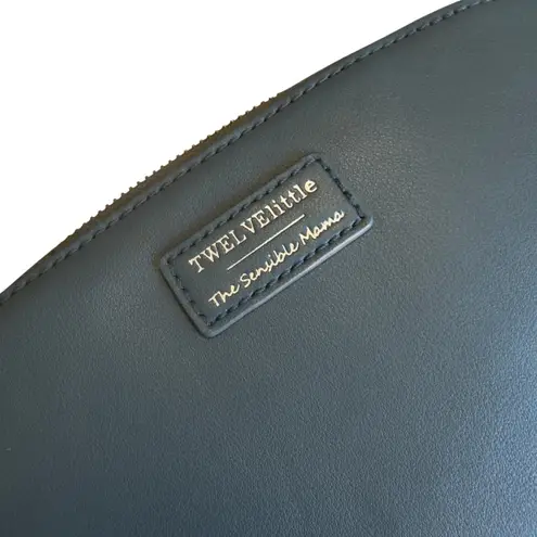 TwelveLittle Companion Crossbody Blue Vegan Leather Small Diaper Bag Purse GUC