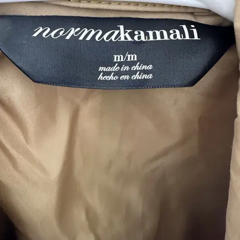 Norma Kamali Double Breasted Trench Coat Jacket Women's Tan Size Medium