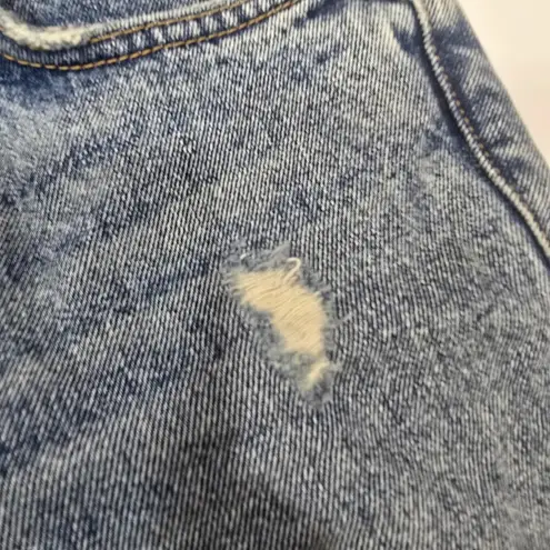 GRLFRND Karolina Distressed High-Rise Skinny Jeans