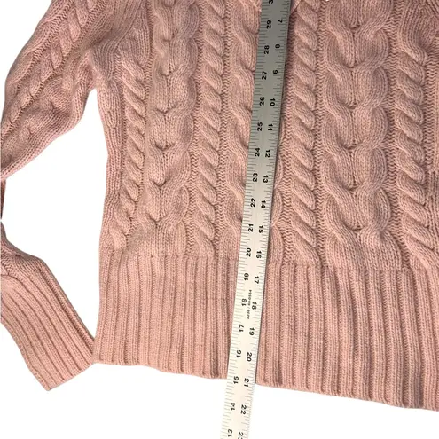 Banana Republic Women’s  Button Cowl Neck Fuzzy Cropped Sweater Barbiecore Barbie