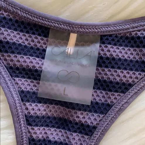 calia by carrie underwood • move stripe tank top Purple Size L