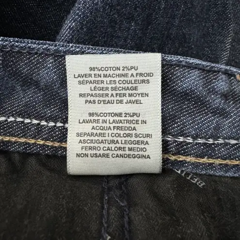 Habitual Jeans Womens 4 Blue Flare Leg Low Rise Dark Wash Fading Everyday Casual