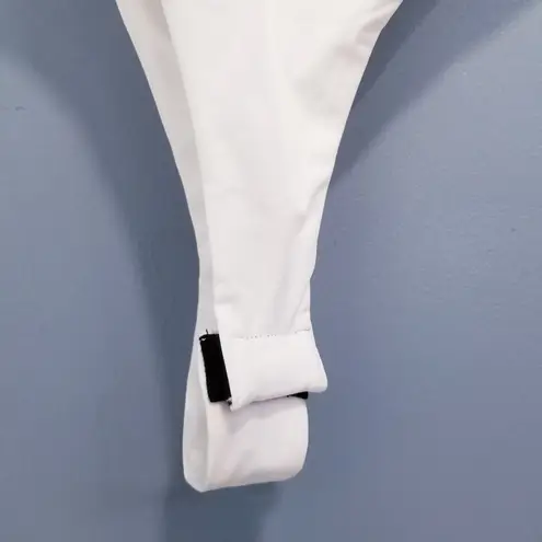 Klassy Network White Bramisuit One Piece Racer Back Backless Bodysuit Size undefined