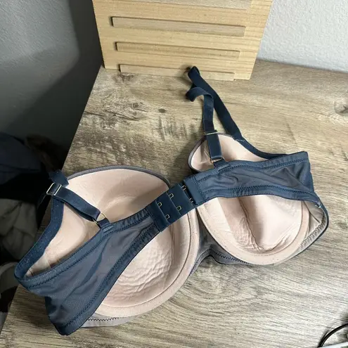 Thirdlove Women’s Darkest Teal 38D Eyelash Lace Demi Bra