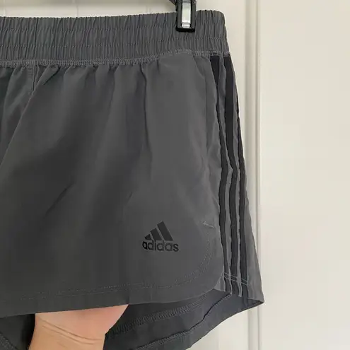 Adidas  women’s gray climalite athletic shorts — medium