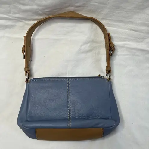 st. john's bay Retro  Genuine Leather Small y2k Shoulder Bag With Zip Pocket