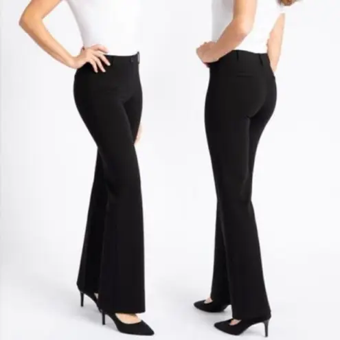 Betabrand Wide Leg Black Pants