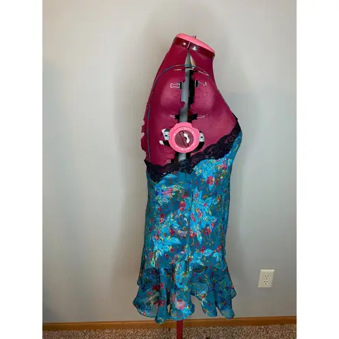 Victoria's Secret Victoria Secret negligee sheer floral black lace gold label