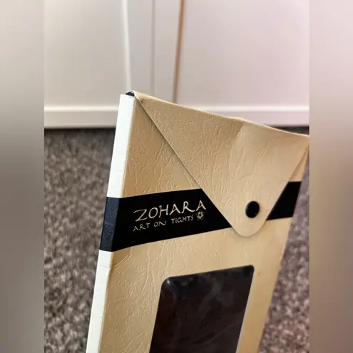 Zohara Art On Tights Brand New In Package One Size Black With Skulls