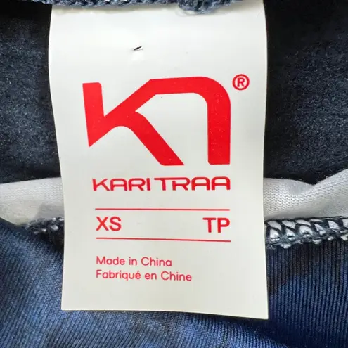 Kari Traa Fierce Long Sleeve Top Womens XS Baselayer Royal Blue Color Block