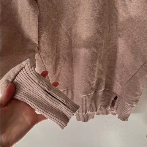 Alo Yoga Alo XS Haze Long Sleeve Top Yoga Cover Up in Pink