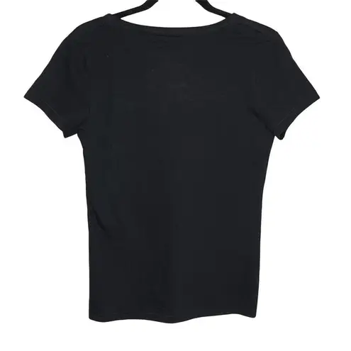 Camp David NWT Women's Arkansas Short Sleeve V-neck Tee Black Size M Medium