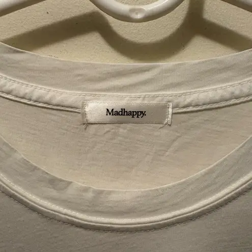 Madhappy  White‎ lightweight boxy logo tshirt size small thumbnail 3