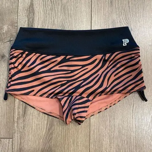 PINK - Victoria's Secret PINK by VS Gym To Swim Side Tie Zebra Print Shorts Size XS