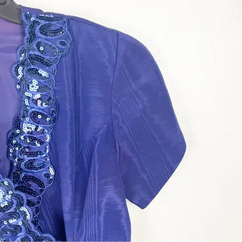 SCOTT McCLINTOCK American Vintage Purple Two Piece Suit Set, Size 12P