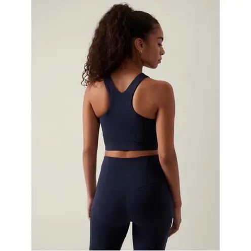 Athleta  Conscious Crop Bra Top size Medium in Navy