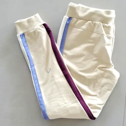 NEW! TLF Beige Aceso Joggers With Stripes