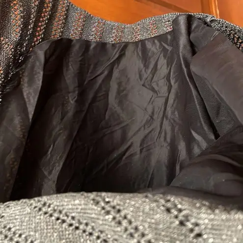 BODE metallic knit maxi skirt color is called Astro Gray Size M