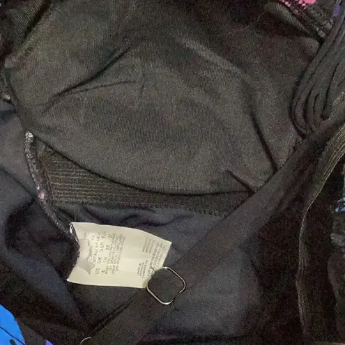 MiracleSuit New.  purple floral strappy swimsuit. Size 8. MSRP $169