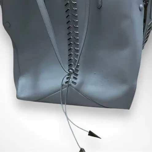 ALEXANDRA CLANCY Mulberry Large Sky Blue Leather Crossybody Shoulder Bag | EUC