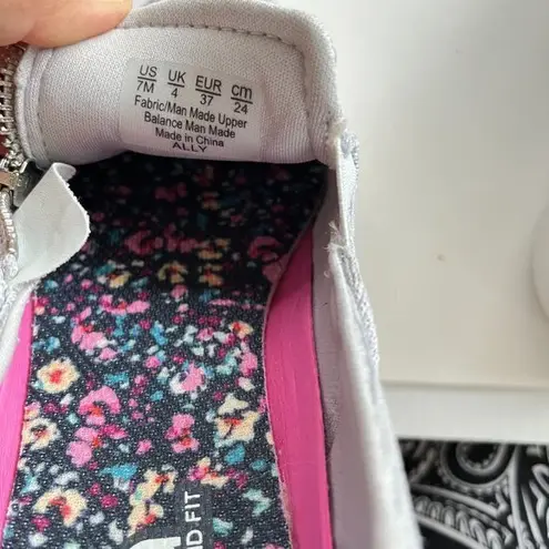 Ryka Ally Women's Slip-On Sneakers Breathable Lightweight 7M VAPOR GRAY FLORAL