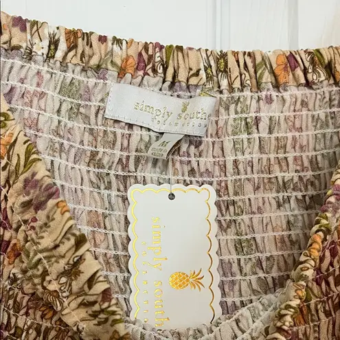 Simply Southern  Autumn Floral Long Sleeve Dress