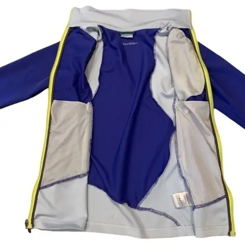 Columbia  Omni Shield Advanced Repellency Jacket Blue Size Medium Running Hiking‎