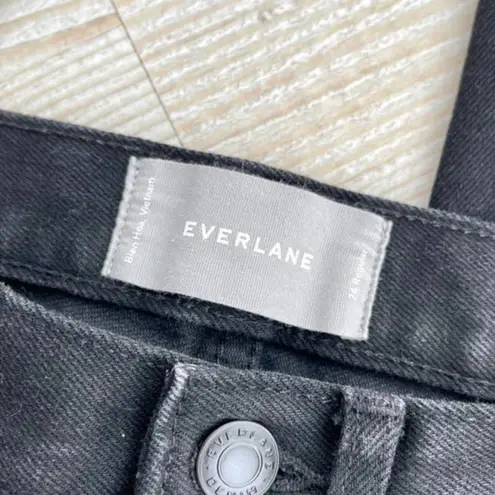 Everlane  High Rise Kick Crop Jean | Black‎ Size 24